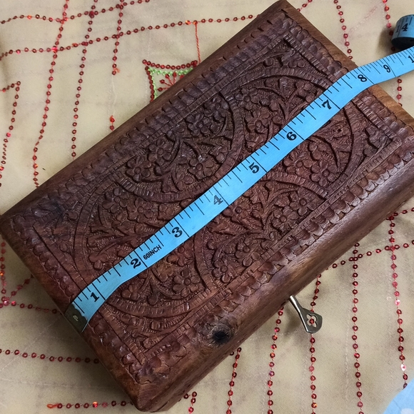 Wooden jewellery box - Picture 5 of 8